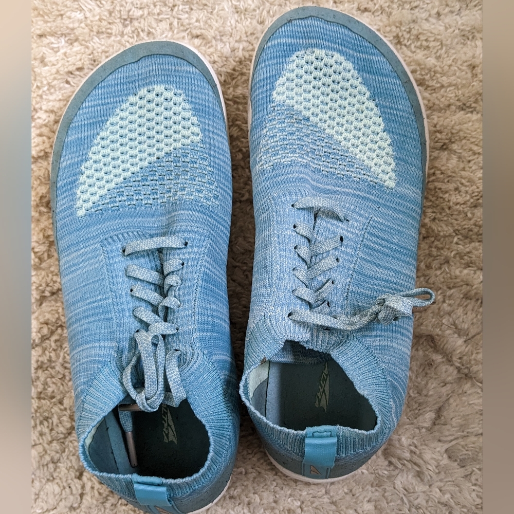 Altra Vali Knit Women's Running Shoes Blue/Teal Size 10.5